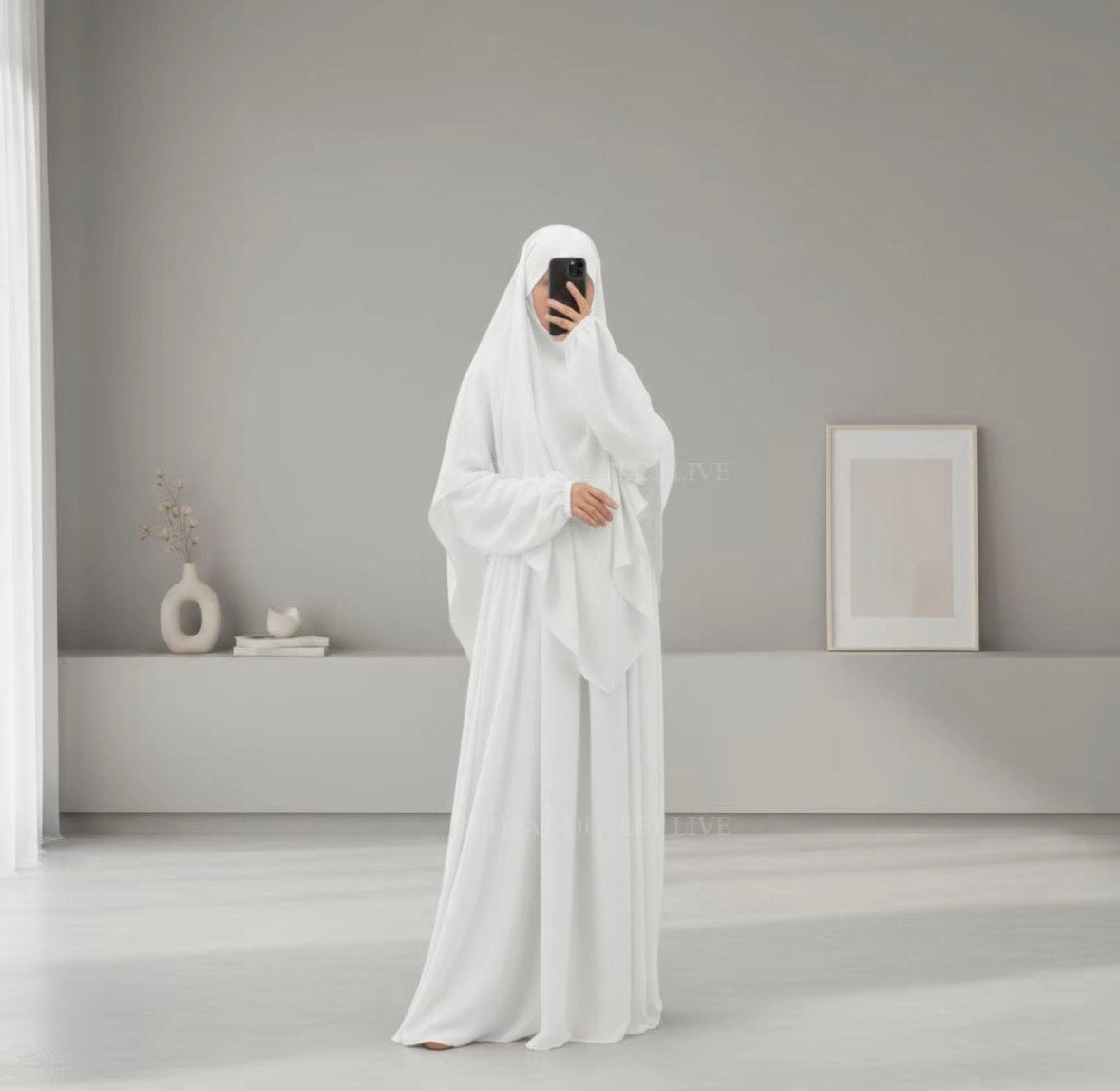 Abaya Khimar 2 pièces